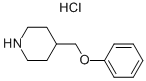 结构式 CAS# 63608-13-9, 4-(苯氧基甲基)哌啶鎓氯化物