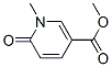 structure of CAS# 6375-89-9, 1-Methyl-6-Oxo-1,6-Dihydropyridine-3-Carboxylic Acid Methyl Ester