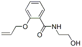 structure of CAS# 63887-17-2, 2-(Allyloxy)-N-(2-Hydroxyethyl)Benzamide;2-Allyloxy-N-(2-Hydroxyethyl)Benzamide;N-(2-Hydroxyethyl)-2-Prop-2-Enoxy-Benzamide;Benzamide, O-Allyloxy-N-(Beta-Hydroxyethyl)-