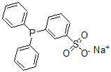 structure of CAS# 63995-75-5, 3-(Diphenylphosphino)-Benzenesulfonic Acid Sodium Salt (1:1);DIPHENYLPHOSPHINOBENZENE-3-SULFONIC ACID SODIUM SALT;Diphenylphsphinobenzene-3-Sulfonic Acid Sodium Salt;TRIPHENYLPHOSPHINE-3-SULFONIC ACID SODIUM SALT
