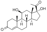 CAS#: 641-77-0， 11beta,17alpha-Dihydroxy-4-Pregnene-3,20-Dione