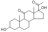 CAS#: 641-78-1， (3alpha,5beta)-3,17-Dihydroxy-Pregnane-11,20-Dione