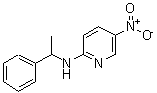 structure of CAS# 64138-65-4, 5-Nitro-N-(1-phenylethyl)-2-pyridinamine;(R)-(+)-2-(α-Methylbenzylamino)-5-nitropyridine;(S)-(-)-2-(α-Methylbenzylamino)-5-nitropyridine;N-(5-Nitro-2-pyridinyl)-N-(1-phenylethyl)amine