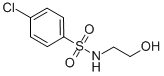structure of CAS# 6419-69-8, 4-Chloro-N-(2-Hydroxyethyl)Benzenesulfonamide;Zinc01727715;T5216446;Nsc144061
