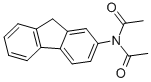 structure of CAS# 642-65-9, 2-Diacetylaminofluorene;N-Ethanoyl-N-(9H-Fluoren-2-Yl)Ethanamide;Acetamide, N-Fluoren-2-Yldi-;Diacetamide, N-Fluoren-2-Yl-