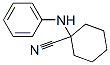 structure of CAS# 64269-06-3, 1-Anilinocyclohexanecarbonitrile;1-(Phenylamino)-1-Cyclohexanecarbonitrile;Nsc155543;1-Anilinocyclohexanecarbonitrile
