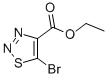结构式 CAS# 6439-91-4, 5-溴-1,2,3-噻二唑-4-羧酸乙酯
