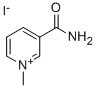 structure of CAS# 6456-44-6, 1-Methyl-Nicotinamide Iodide;1-Methyl-3-Pyridin-1-Iumcarboxamide Iodide;St5410542;Nsc23359