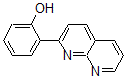 structure of CAS# 65182-56-1, 2-(1,8-Naphthyridin-2-Yl)-Phenol;2-(1,8-Naphthyridin-2-Ly)Phenol