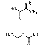 CAS#: 65256-52-2， 2-Methylacrylic acid - ethyl carbamate (1:1)