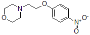 structure of CAS# 65300-53-0, 4-[2-(4-Nitrophenoxy)Ethyl]-Morpholine;4-(2-(Morpholin-4-Yl)Ethoxy)-1-Nitrobenzene;4-[2-(4-Nitrophenoxy)Ethyl]Morpholine 98%;4-[2-(4-NITROPHENOXY)ETHYL]MORPHOLINE