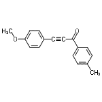 CAS#: 65418-75-9， 3-(4-Methoxyphenyl)-1-(4-methylphenyl)-2-propyn-1-one