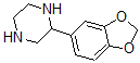 结构式 CAS# 65709-24-2, 2-(1,3-苯并二氧戊环-5-基)-哌嗪