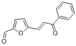 structure of CAS# 6575-75-3, 5-(3-Oxo-3-Phenyl-1-Propenyl)-2-Furaldehyde;5-(3-Oxo-3-Phenylprop-1-Enyl)Furan-2-Carbaldehyde;5-[(E)-3-Oxo-3-Phenyl-Prop-1-Enyl]Furan-2-Carbaldehyde;5-(3-Oxo-3-Phenyl-Prop-1-Enyl)Furan-2-Carbaldehyde