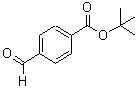 结构式 CAS# 65874-27-3, 4-甲酰基-苯甲酸叔丁酯