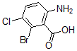 CAS#: 65971-76-8， 6-Amino-2-Bromo-3-Chloro-Benzoic Acid