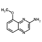 CAS 登录号：659729-71-2， 8-甲氧基-2-喹喔啉胺