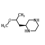 CAS 登录号：660862-57-7， (2S)-2-(2-甲氧基丙基)哌嗪