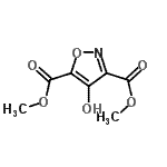 structure of CAS# 6620-30-0, Dimethyl 4-Hydroxy-1,2-Oxazole-3,5-Dicarboxylate;DIMETHYL4-HYDROXYISOXAZOLE-3,5-DICARBOXYLATE;MFCD07686058