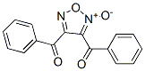structure of CAS# 6635-54-7, alpha,alpha'-[(1,2,5-Oxadiazole 5-Oxide)-3,4-Diyl]Bisbenzaldehyde;[4-(Benzoyl)-2-Oxido-1,2,5-Oxadiazol-2-Ium-3-Yl]-Phenyl-Methanone;[2-Oxido-4-(Oxo-Phenylmethyl)-1,2,5-Oxadiazol-2-Ium-3-Yl]-Phenylmethanone;[4-(Benzoyl)-2-Oxido-Furazan-2-Ium-3-Yl]-Phenyl-Methanone