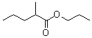 结构式 CAS# 6639-14-1, 2-甲基-戊酸丙酯