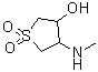结构式 CAS# 66419-61-2, 4-(甲基氨基)四氢-3-噻吩醇 1,1-二氧化物