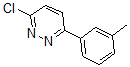 结构式 CAS# 66549-34-6, 3-氯-6-(3-甲基苯基)-哒嗪