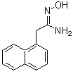 结构式 CAS# 66611-51-6, N'-羟基-2-(1-萘基)乙脒