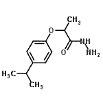 结构式 CAS# 667412-84-2, 2-(4-异丙基苯氧基)丙酰肼
