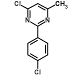 CAS#: 66744-01-2， 4-Chloro-2-(4-chlorophenyl)-6-methylpyrimidine
