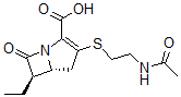 CAS#: 67007-79-8， (5R,6R)-3-(2-Acetamidoethylsulfanyl)-6-ethyl-7-oxo-1-azabicyclo[3.2.0]hept-2-ene-2-carboxylic acid
