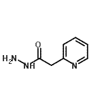 structure of CAS# 673-05-2, 2-(2-Pyridinyl)Acetohydrazide;2-(pyridin-2-yl)acetohydrazide;2/5/673;2-pyridin-2-ylacetohydrazide