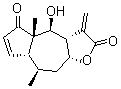 structure of CAS# 6754-13-8, (3aS)-3,3aalpha,4alpha,4a,7aalpha,8,9,9aalpha-Octahydro-4-hydroxy-4abeta,8 alpha-dimethyl-3-methyleneazuleno(6,5-b)-furan-2,5-dione;(3Ar,5R,5Ar,8Ar,9S,9As)-9-Hydroxy-5,8A-Dimethyl-1-Methylene-3A,4,5,5A,9,9A-Hexahydroazuleno[7,6-D]Furan-2,8-Dione;(3Ar,5R,5Ar,8Ar,9S,9As)-9-Hydroxy-5,8A-Dimethyl-1-Methylene-3A,4,5,5A,9,9A-Hexahydroazuleno[7,6-D]Furan-2,8-Quinone;Mls000728512