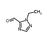 structure of CAS# 675617-95-5, 1-Ethyl-1H-1,2,4-triazole-5-carbaldehyde;1-ethyl-1H-[1,2,4]TRIAZOLE-5-carbaldehyde;1-ethyl-1H-1,2,4-triazole-5-carbaldehyde;MFCD10686597