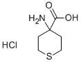 structure of CAS# 67639-41-2, 4-Amino-4-Carboxytetrahydrothiopyran Hydrochloride;4-Azaniumyltetrahydrothiopyran-4-Carboxylate;4-Ammonio-4-Tetrahydrothiopyrancarboxylate;4-Ammoniotetrahydrothiopyran-4-Carboxylate