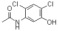 结构式 CAS# 67669-19-6, N-(2,4-二氯-5-羟基苯基)-乙酰胺