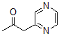 结构式 CAS# 6784-62-9, 1-(吡嗪-2-基)丙-2-酮