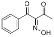 结构式 CAS# 6797-44-0, 1-苯基-1,2,3-丁烷三酮 2-肟