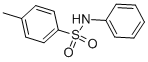 structure of CAS# 68-34-8, p-Toluenesulfonanilide;4-Methyl-N-Phenyl-Benzenesulfonamide;N-Phenyl-P-Toluenesulfonamide;N-Tosylaniline