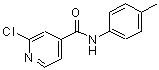 结构式 CAS# 680217-41-8, 2-氯-N-(4-甲基苯基)异烟酰胺