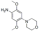 structure of CAS# 68052-18-6, 2,5-Dimethoxy-4-Morpholinoaniline;2,5-Dimethoxy-4-Morpholino-Aniline;2,5-Dimethoxy-4-Morpholinoaniline;(2,5-Dimethoxy-4-Morpholino-Phenyl)Amine