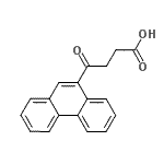 结构式 CAS# 68151-15-5, 4-氧代-4-(9-菲基)丁酸