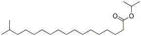 structure of CAS# 68171-33-5, Isopropyl Isostearate;Isopropyl 16-Methylheptadecanoate;16-Methylheptadecanoic Acid Isopropyl Ester;1-Methylethyl Isooctadecanoate