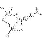 structure of CAS# 68271-98-7, Bis(N,N,N-tributyl-1-butanaminium) 4,4'-biphenyldiyldimethanidedicarbonitrile;Bis(tetrabutylammonium) Tetracyanodiphenoquinodimethanide