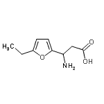 CAS 登录号：682803-02-7， 3-氨基-3-(5-乙基-2-呋喃基)丙酸