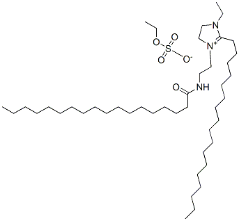 CAS#: 68310-72-5， 1-Ethyl-2-Heptadecyl-4,5-Dihydro-3-[2-[(1-Oxooctadecyl)Amino]Ethyl]-1H-Imidazolium Ethyl Sulphate