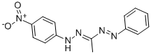 结构式 CAS# 68420-26-8, 1-(4-硝基苯基)-3-甲基-5-苯基甲臜
