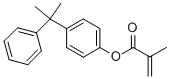 structure of CAS# 68443-35-6, 4-Cumylphenyl Methacrylate;[4-(1-Methyl-1-Phenyl-Ethyl)Phenyl] 2-Methylprop-2-Enoate;2-Methylprop-2-Enoic Acid [4-(1-Methyl-1-Phenylethyl)Phenyl] Ester;2-Methylacrylic Acid [4-(1-Methyl-1-Phenyl-Ethyl)Phenyl] Ester
