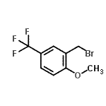 结构式 CAS# 685126-88-9, 2-(溴甲基)-1-甲氧基-4-(三氟甲基)苯