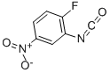 结构式 CAS# 68622-14-0, 2-氟-5-硝基苯基异氰酸酯